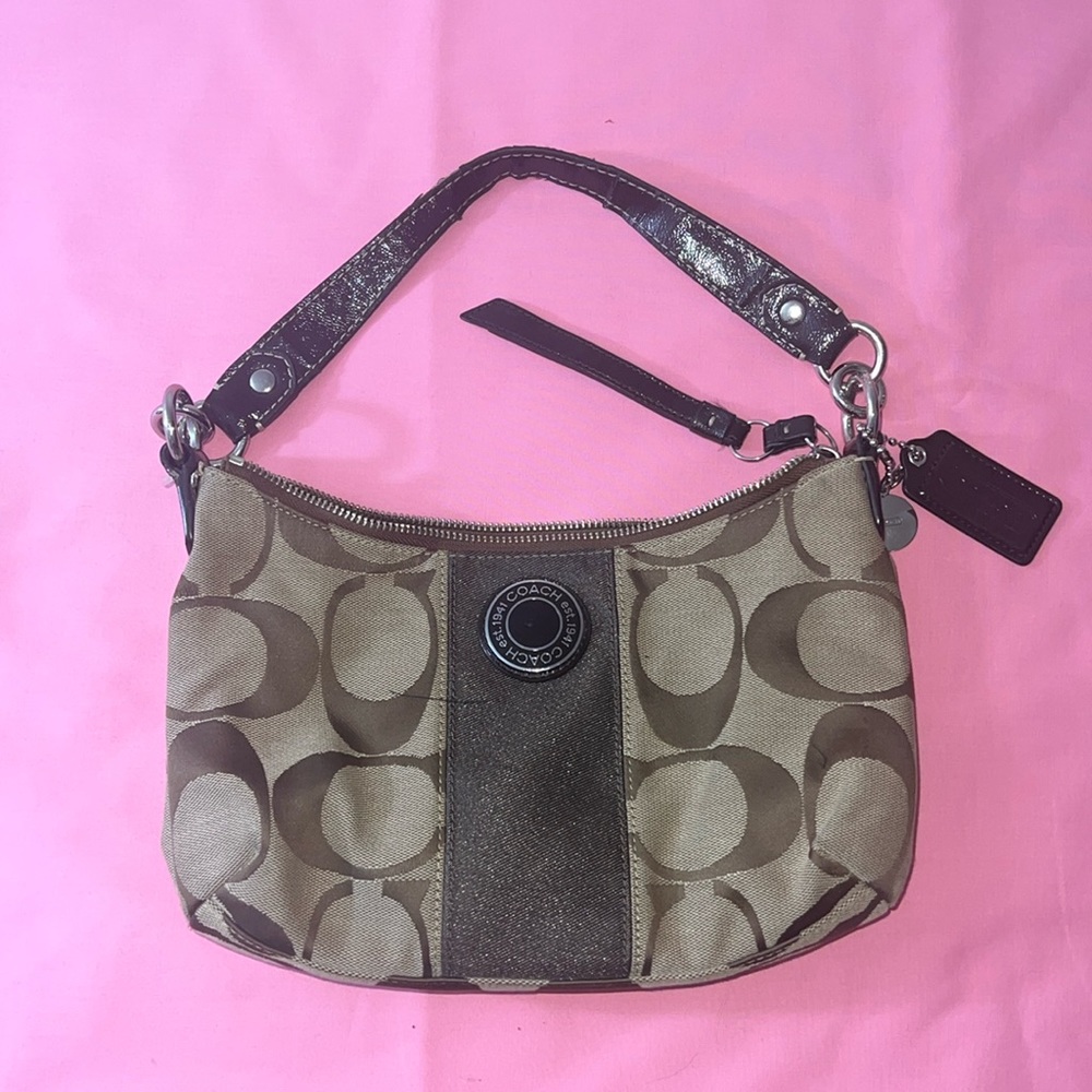 Coach mini hobo handbag